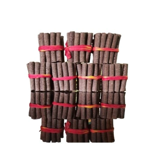 GavyaStore Mosquito Repellent Cow Dung Dhoop मच्छर-नाशक धूप (15 Sticks Each Packet) - 10 Packet